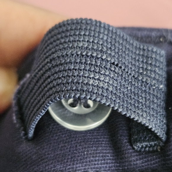 OLD NAVY UNIFORM BOOT CUT STRETCH NAVY PANTS WOMEN'S SIZE 16 TALL - Picture 7 of 8